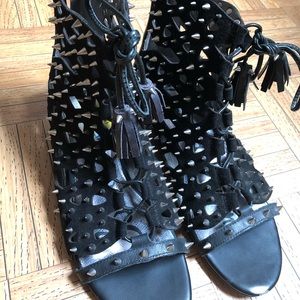 Sam Edelman- Spikey Lace Gladiator Sandals